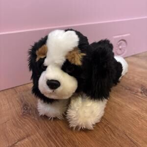 Aurora Flopsie Cavalier Plush Puppy Dog Stuffed Animal King Charles Spaniel